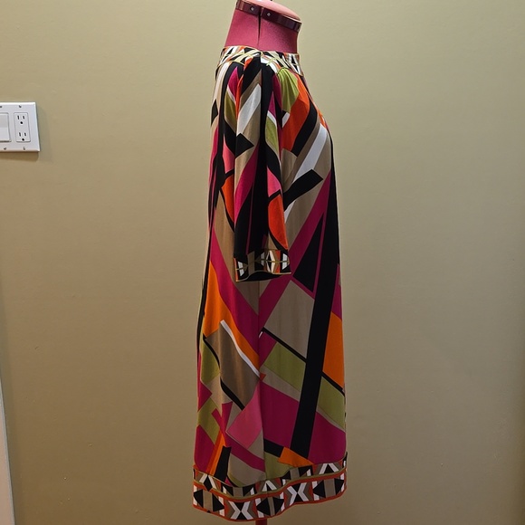 Studio I Colorful Abstract Dress - Picture 2 of 11